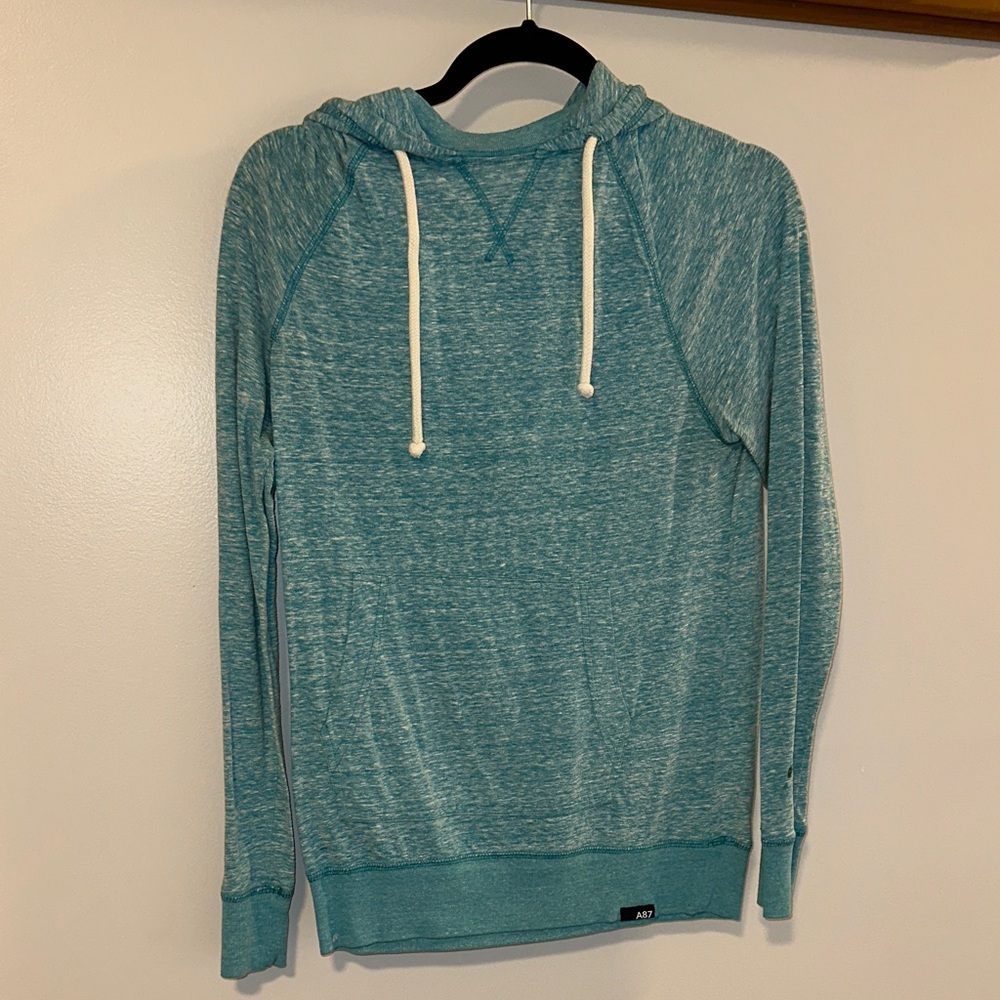Aeropostale Teal Hoodie Sweater